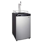 Kegco 20" Wide Kombucha Tap Stainless Steel Kegerator - KOM19S-1NK